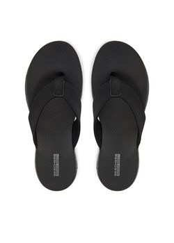 Japonki Skechers On-The-Go 600-Vacay 140702/BBK Czarny ze sklepu eobuwie.pl w kategorii Klapki damskie - zdjęcie 182069873