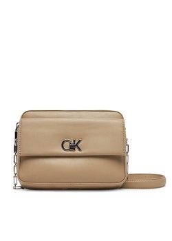Torebka Calvin Klein Ck Pocket Camera Bag K60K613089 Brązowy ze sklepu eobuwie.pl w kategorii Kopertówki - zdjęcie 182070053