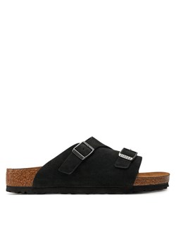 Klapki Birkenstock Zürich 1025060 Czarny ze sklepu eobuwie.pl w kategorii Klapki damskie - zdjęcie 182070074