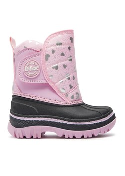 Śniegowce Lee Cooper LCJ-24-44-2863K Różowy ze sklepu eobuwie.pl w kategorii Buty zimowe dziecięce - zdjęcie 182070201