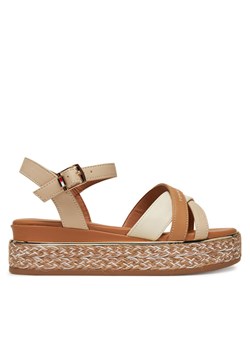 Espadryle Tommy Hilfiger T3A2-33790-0371 S Beżowy ze sklepu eobuwie.pl w kategorii Espadryle damskie - zdjęcie 182070433