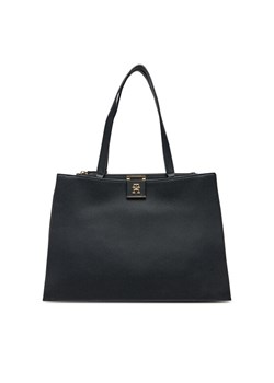Torebka Tommy Hilfiger Th Her Tote AW0AW17191 Czarny ze sklepu eobuwie.pl w kategorii Torby Shopper bag - zdjęcie 182070574