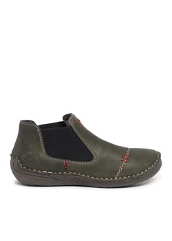 Sztyblety Rieker 52590-54 Khaki ze sklepu eobuwie.pl w kategorii Botki - zdjęcie 182070693