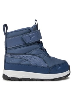 Śniegowce Puma Evolve Boot AC+ Inf 392646 02 Niebieski ze sklepu eobuwie.pl w kategorii Buty zimowe dziecięce - zdjęcie 182070752