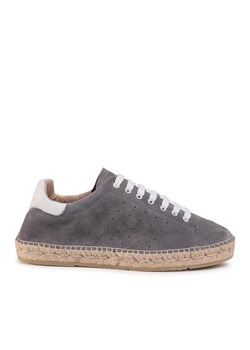 Espadryle QUAZI QZ-63-04-000621 Szary ze sklepu eobuwie.pl w kategorii Espadryle męskie - zdjęcie 182070921