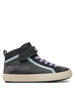 Sneakersy Geox Kalispera J944GM 054GN C9323 S Czarny ze sklepu eobuwie.pl w kategorii Buty sportowe dziecięce - zdjęcie 182070964
