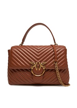 Torebka PINKO Love Lady Puff Big Cl 100042 A0GK L84Q Brązowy ze sklepu eobuwie.pl w kategorii Torebki damskie - zdjęcie 182070980