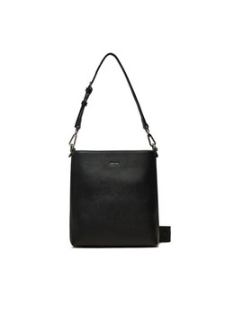 Torebka Calvin Klein Ck Must Small Bucket_Caviar K60K613129 Czarny ze sklepu eobuwie.pl w kategorii Torebki damskie - zdjęcie 182071020