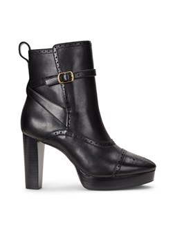 Botki LAUREN RALPH LAUREN 802908331005 Czarny ze sklepu eobuwie.pl w kategorii Botki - zdjęcie 182071041
