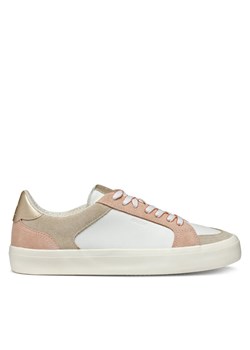 Sneakersy Geox D Emmeleny D550UE 022BC C5825 Biały ze sklepu eobuwie.pl w kategorii Buty sportowe damskie - zdjęcie 182071204