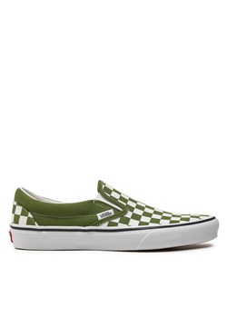 Tenisówki Vans Classic Slip-On VN000D03CIB1 Zielony ze sklepu eobuwie.pl w kategorii Trampki damskie - zdjęcie 182071312
