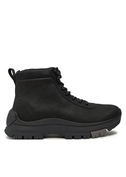 Trapery Calvin Klein Jeans Hybrid Wp Boot Laceup Rebellious YM0YM01077 Czarny ze sklepu eobuwie.pl w kategorii Buty zimowe męskie - zdjęcie 182071321