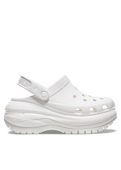 Klapki Crocs Classic Mega Crush Clog 207988 Biały ze sklepu eobuwie.pl w kategorii Klapki damskie - zdjęcie 182071343