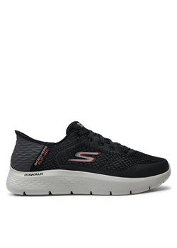 Sneakersy Skechers Go Walk Flex-New World 216505/BKOR Czarny ze sklepu eobuwie.pl w kategorii Buty sportowe męskie - zdjęcie 182071414