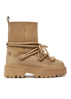 Śniegowce Tommy Hilfiger FW0FW08085 Beżowy ze sklepu eobuwie.pl w kategorii Śniegowce damskie - zdjęcie 182071541