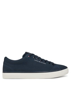 Tenisówki Tommy Hilfiger Hi Vulc Low Core Canvas FM0FM05396 Granatowy ze sklepu eobuwie.pl w kategorii Trampki męskie - zdjęcie 182071643