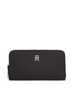 Duży Portfel Damski Tommy Hilfiger Poppy Th Large Za AW0AW15642 Czarny ze sklepu eobuwie.pl w kategorii Portfele damskie - zdjęcie 182071822