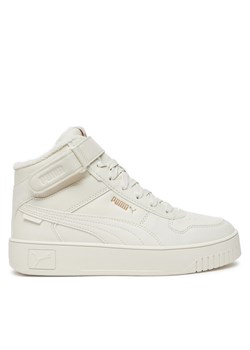 Sneakersy Puma Carina Street Mid Wtr 398050 02 Écru ze sklepu eobuwie.pl w kategorii Buty sportowe damskie - zdjęcie 182071860