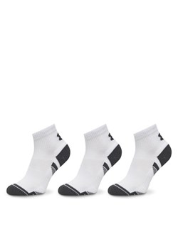 Zestaw 3 par wysokich skarpet unisex Under Armour Performance Tech 1379510 Biały ze sklepu eobuwie.pl w kategorii Skarpetki damskie - zdjęcie 182071881