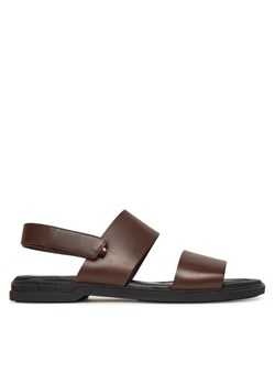Sandały Tommy Hilfiger Premium Hilfiger Strappy Lh Sand FM0FM05356 Brązowy ze sklepu eobuwie.pl w kategorii Sandały męskie - zdjęcie 182071952