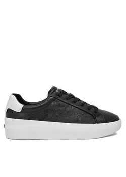 Sneakersy Calvin Klein Vulc Lace Up Lth HW0HW02214 Czarny ze sklepu eobuwie.pl w kategorii Buty sportowe damskie - zdjęcie 182071953
