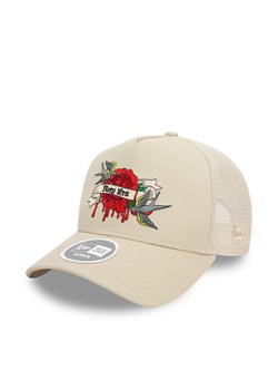 Czapka z daszkiem New Era Trucker New 60565268 Beżowy ze sklepu eobuwie.pl w kategorii Czapki z daszkiem damskie - zdjęcie 182071983