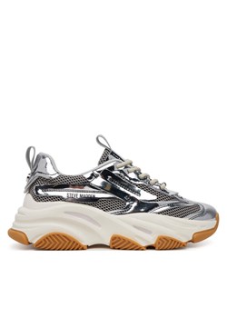 Sneakersy Steve Madden Possession-E SM19000033 Srebrny ze sklepu eobuwie.pl w kategorii Buty sportowe damskie - zdjęcie 182072090