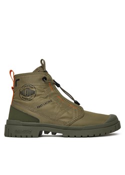 Trapery Palladium Sp20 Travel Hi 74476-377-M Zielony ze sklepu eobuwie.pl w kategorii Buty zimowe męskie - zdjęcie 182072342