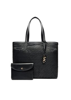 Torebka MICHAEL Michael Kors Eliza 30T4GZAT4L Czarny ze sklepu eobuwie.pl w kategorii Torby Shopper bag - zdjęcie 182072642
