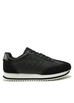 Sneakersy Calvin Klein Runner Lace Up - Mono Mix HW0HW02294 Czarny ze sklepu eobuwie.pl w kategorii Buty sportowe damskie - zdjęcie 182072703