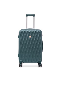 Walizka średnia Semi Line T5725-3 Zielony ze sklepu eobuwie.pl w kategorii Walizki - zdjęcie 182072712