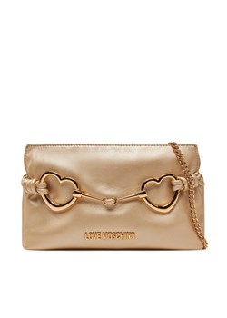 Torebka LOVE MOSCHINO JC4034PP1MLB196A Złoty ze sklepu eobuwie.pl w kategorii Kopertówki - zdjęcie 182072713