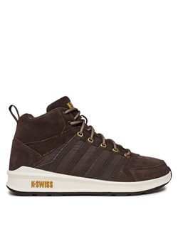 Sneakersy K-Swiss Vista Trainer Mid 07145 229 Brązowy ze sklepu eobuwie.pl w kategorii Buty sportowe męskie - zdjęcie 182072942