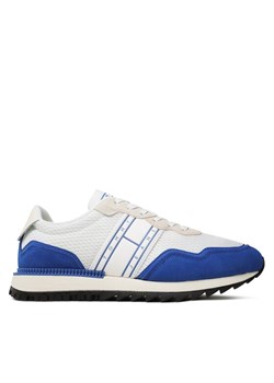 Sneakersy Tommy Jeans Runner Mix Material EM0EM01167 Biały ze sklepu eobuwie.pl w kategorii Buty sportowe męskie - zdjęcie 182073233
