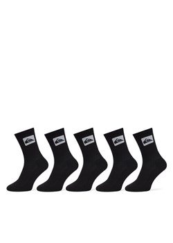 Zestaw 5 par wysokich skarpet unisex Quiksilver EQYAA04066 Czarny ze sklepu eobuwie.pl w kategorii Skarpetki męskie - zdjęcie 182073244