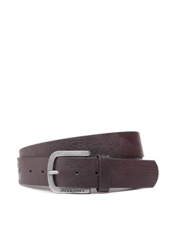 Pasek Męski Jack&Jones Jacharry Belt Noos 12120697 Brązowy ze sklepu eobuwie.pl w kategorii Paski męskie - zdjęcie 182073390