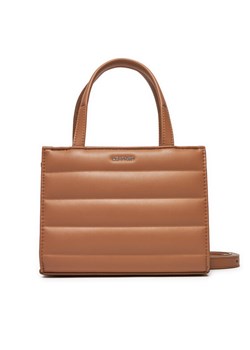 Torebka Calvin Klein K60K612116 Brązowy ze sklepu eobuwie.pl w kategorii Torebki damskie - zdjęcie 182073433