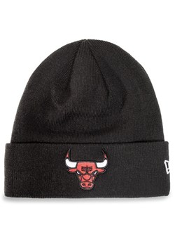 Czapka New Era Nba Essential Knit 12156075 Czarny ze sklepu eobuwie.pl w kategorii Czapki zimowe męskie - zdjęcie 182073460