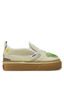 Tenisówki Vans Slip-On V Cactus VN000CPSGRN1 Zielony ze sklepu eobuwie.pl w kategorii Trampki dziecięce - zdjęcie 182073510