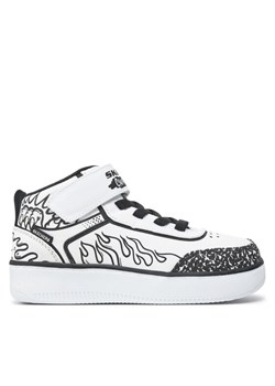 Sneakersy Skechers Color Blitz 403500L/WBK Biały ze sklepu eobuwie.pl w kategorii Buty sportowe dziecięce - zdjęcie 182073820