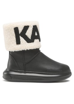 Śniegowce KARL LAGERFELD KL44550 Czarny ze sklepu eobuwie.pl w kategorii Śniegowce damskie - zdjęcie 182074024