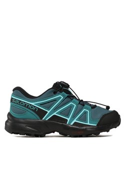 Buty do biegania Salomon Speedcross J 471238 09 M0 Niebieski ze sklepu eobuwie.pl w kategorii Buty trekkingowe dziecięce - zdjęcie 182074182