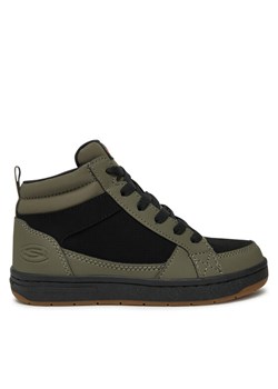 Sneakersy Skechers Smooth Street 405618L Khaki ze sklepu eobuwie.pl w kategorii Buty sportowe dziecięce - zdjęcie 182074272