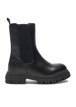 Botki Calvin Klein Jeans V3A5-81024-1355 M Czarny ze sklepu eobuwie.pl w kategorii Buty zimowe dziecięce - zdjęcie 182074473