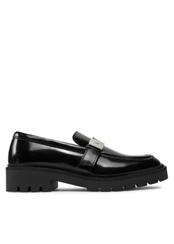 Loafersy Calvin Klein Jeans Flatform Shoe Driver Hdw YW0YW01657 Czarny ze sklepu eobuwie.pl w kategorii Lordsy damskie - zdjęcie 182074510