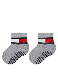 Zestaw 2 par wysokich skarpet dziecięcych Tommy Hilfiger 701226500 Szary ze sklepu eobuwie.pl w kategorii Skarpetki dziecięce - zdjęcie 182074614