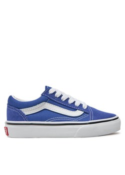 Tenisówki Vans Old Skool VN000CYVCG41 Niebieski - id: 0000304365065 - marki Vans - 182074873 Tenisówki Vans Old Skool VN000CYVCG41 Niebieski ze sklepu eobuwie.pl w kategorii Trampki dziecięce - zdjęcie 182074873