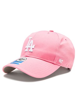 Czapka z daszkiem 47 Brand MLB Los Angeles Dodgers Raised Basic '47 MVP B-RAC12CTP-RSA Różowy ze sklepu eobuwie.pl w kategorii Czapki dziecięce - zdjęcie 182074892