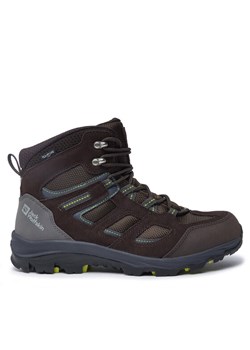 Trekkingi Jack Wolfskin Vojo 3 Texapore Mid M 4042462 Brązowy ze sklepu eobuwie.pl w kategorii Buty trekkingowe męskie - zdjęcie 182074972