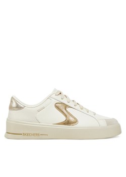 Sneakersy Skechers Hiland - Quite Chic 185170/NTGD Écru ze sklepu eobuwie.pl w kategorii Buty sportowe damskie - zdjęcie 182074992